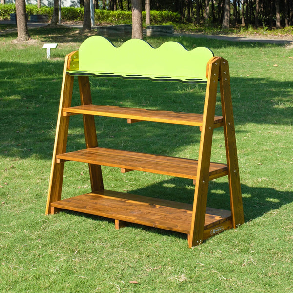 Wisdom Pinewood Planting Shelf – Gardening Table for Kids | Ages 3+ wisdom 