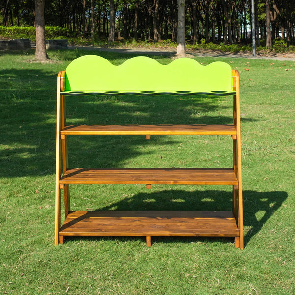 Wisdom Pinewood Planting Shelf – Gardening Table for Kids | Ages 3+ wisdom 