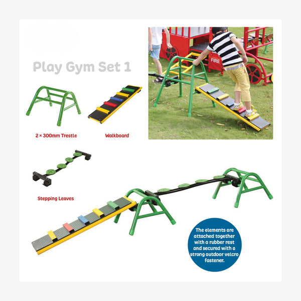 Wisdom Play Gym Set 1 – Outdoor Climbing & Balance Frame | Ages 3-11 wisdom 
